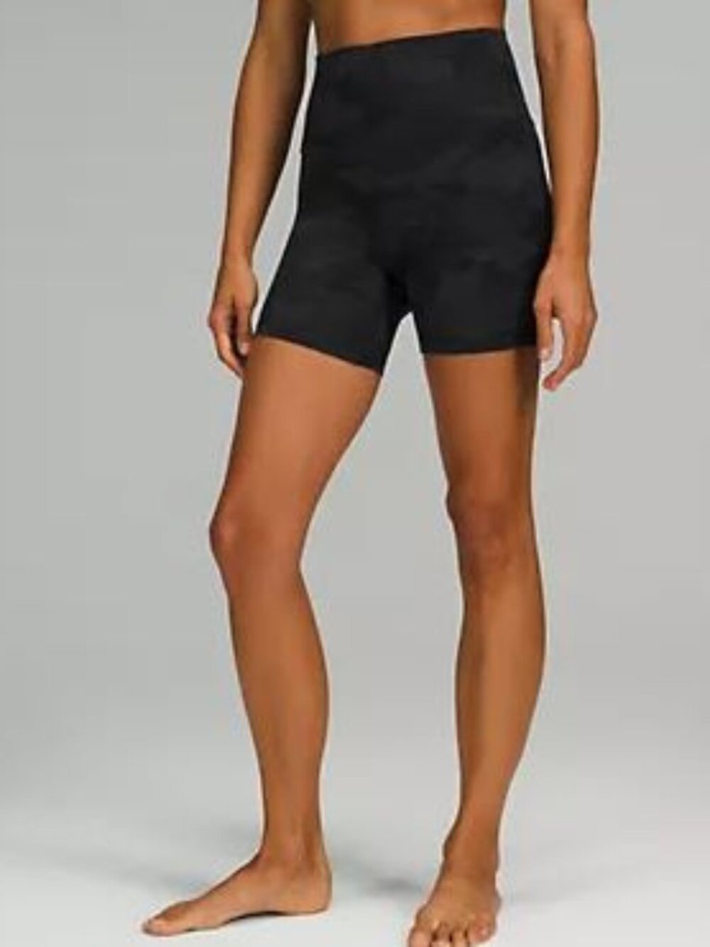LULULEMON Align High Rise Short 6" Size 6 in Camo Deep Coal